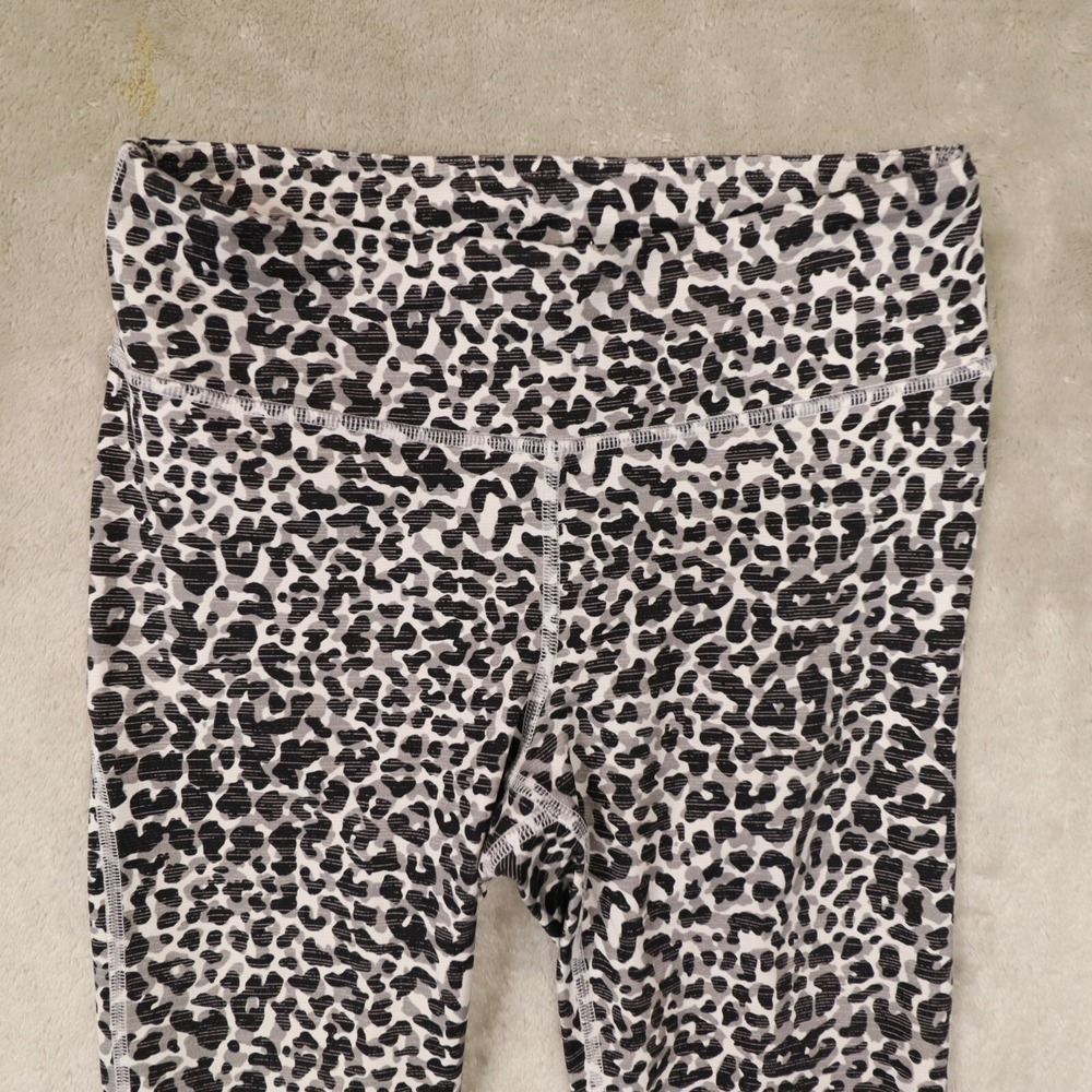 Outdoor Voices TechSweat 7/8 Flex Leggings Leopard‎ Cheetah Print Women's Size S - Picture 2 of 8